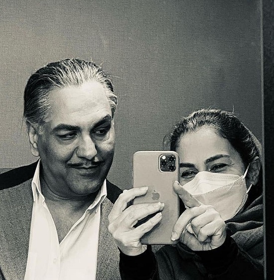 عکس جالب مهران مدیری کنار بازیگر زن + عکس